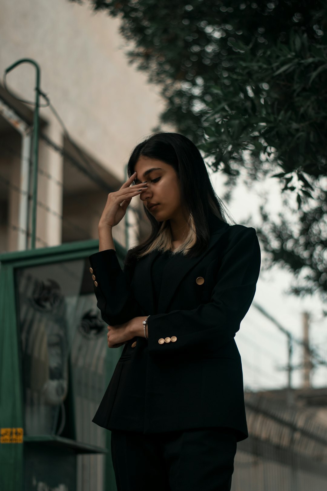 Turkish female broadcast director in her 30s in professional attire