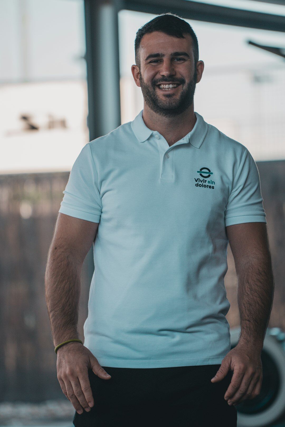 Turkish male technical director in his 30s wearing a polo shirt